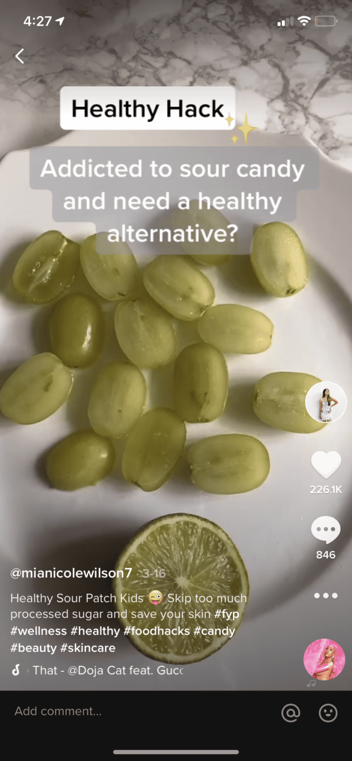 How To Make Sour Patch Grapes My Viral TikTok Hack Hello Mia Wilson