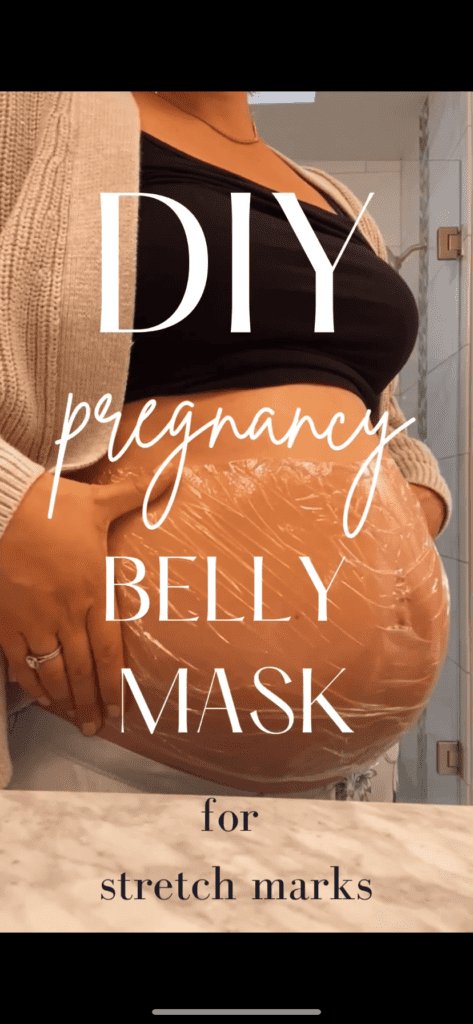 pregnancy belly mask diy, pregnancy belly balm to prevent stretch marks 