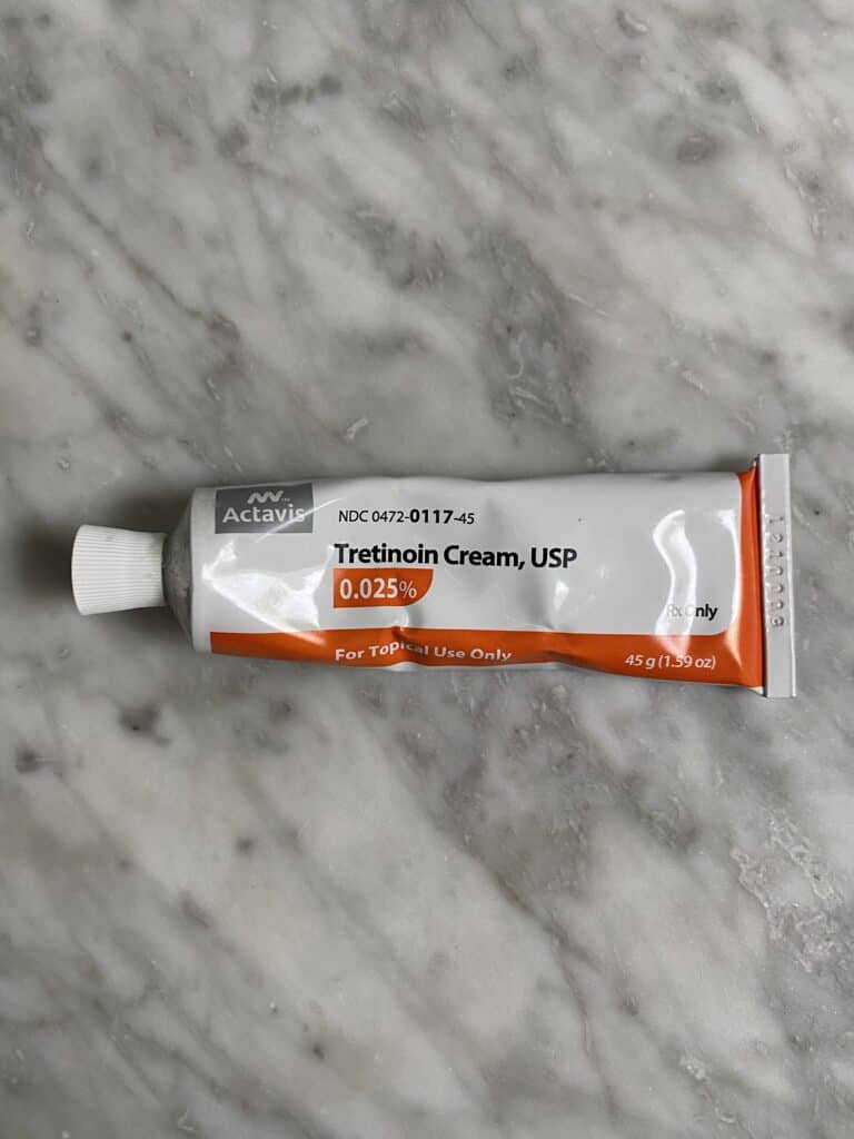 Deinfluenced skincare routine tretinoin prescription