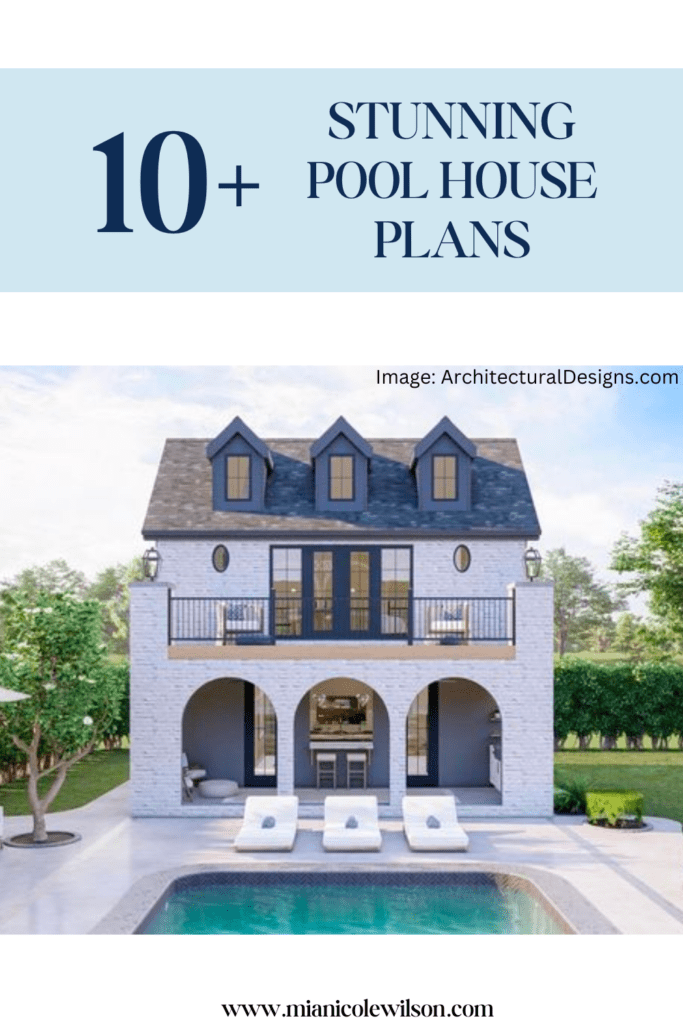 pool house plans