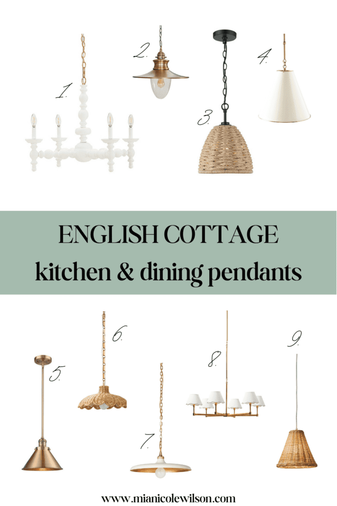 english cottage lighting inspiration