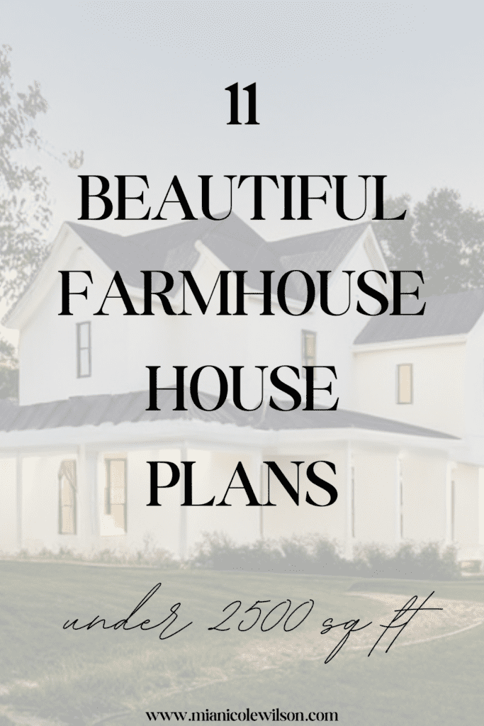 FARMHOUSE house plans